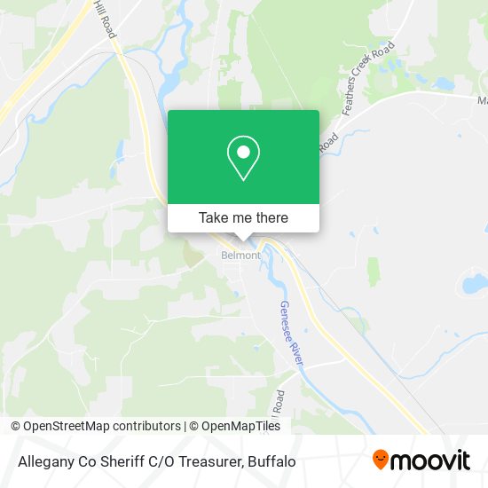 Mapa de Allegany Co Sheriff C / O Treasurer
