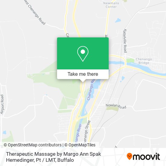 Therapeutic Massage by Margo Ann Spak Hemedinger, Pt / LMT map