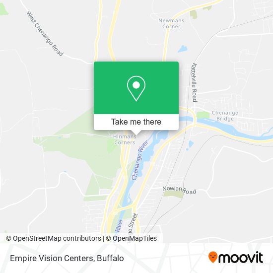 Empire Vision Centers map