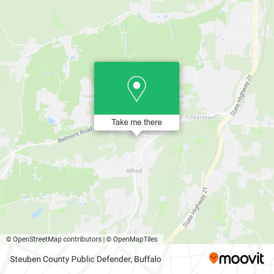 Steuben County Public Defender map