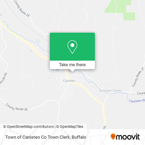 Town of Canisteo Co Town Clerk map