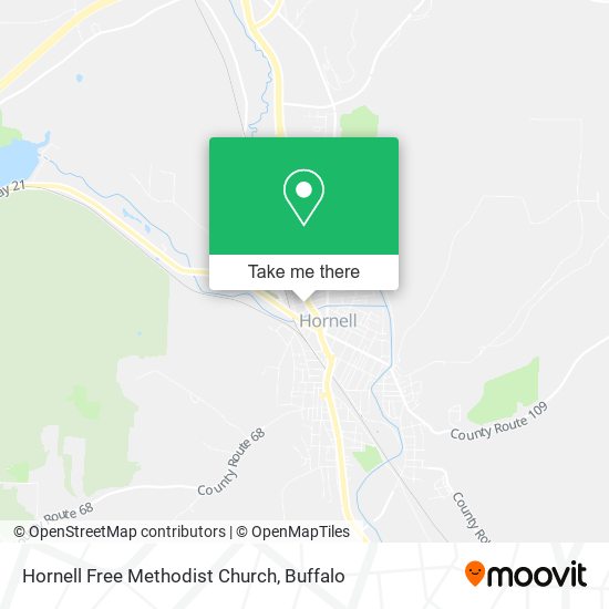 Mapa de Hornell Free Methodist Church