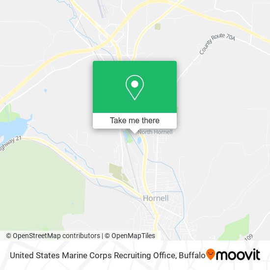 United States Marine Corps Recruiting Office map