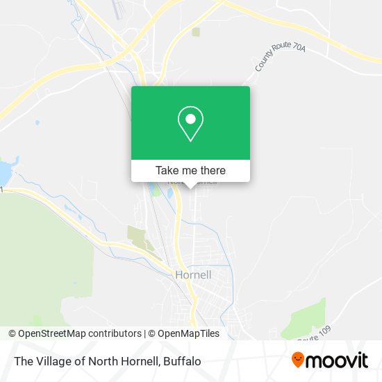 Mapa de The Village of North Hornell