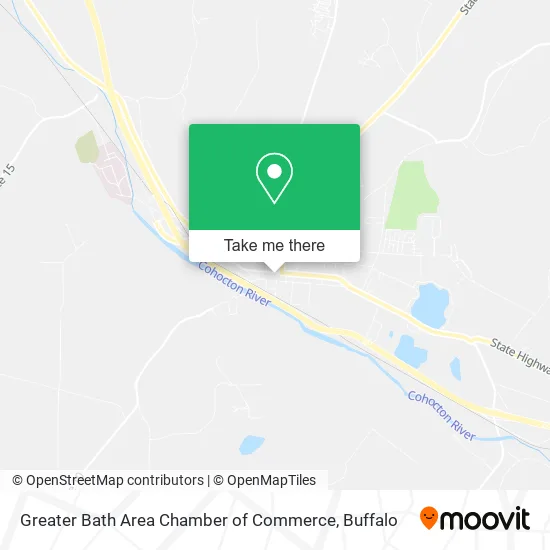 Greater Bath Area Chamber of Commerce map