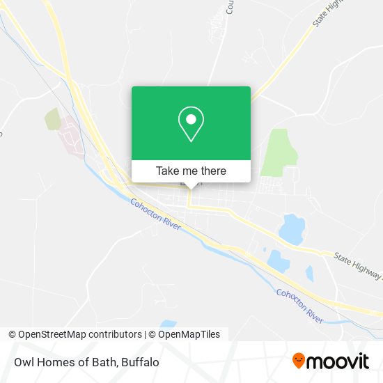 Mapa de Owl Homes of Bath