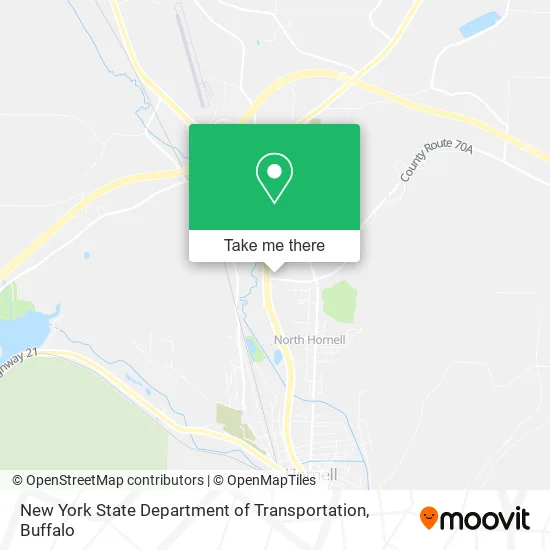 Mapa de New York State Department of Transportation