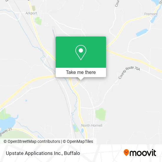 Upstate Applications Inc. map