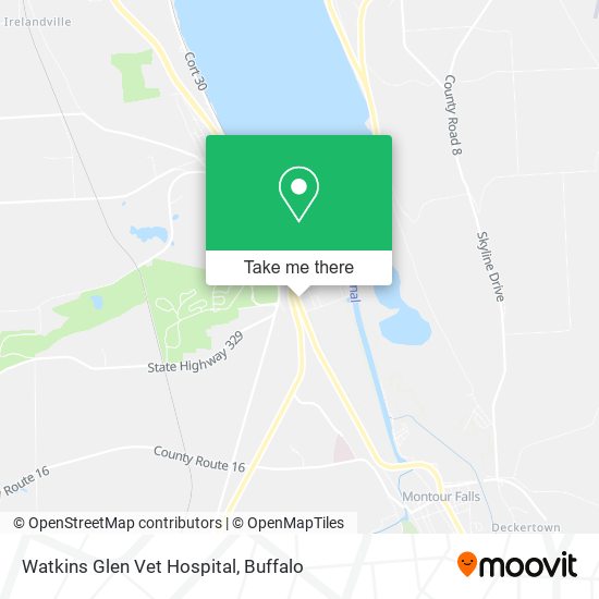 Watkins Glen Vet Hospital map