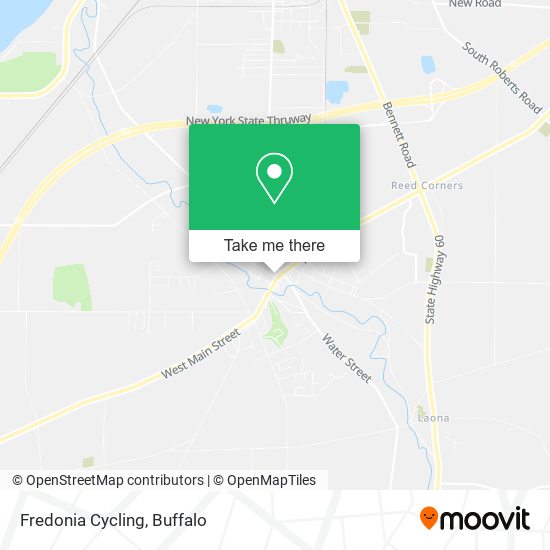 Mapa de Fredonia Cycling