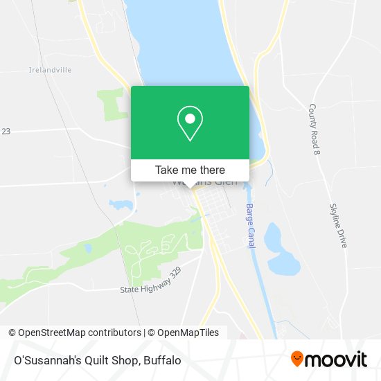 O'Susannah's Quilt Shop map