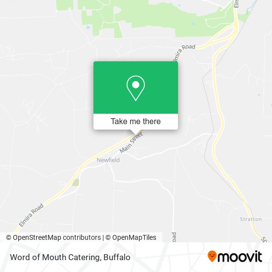 Word of Mouth Catering map