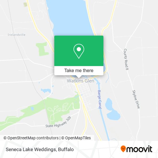 Seneca Lake Weddings map