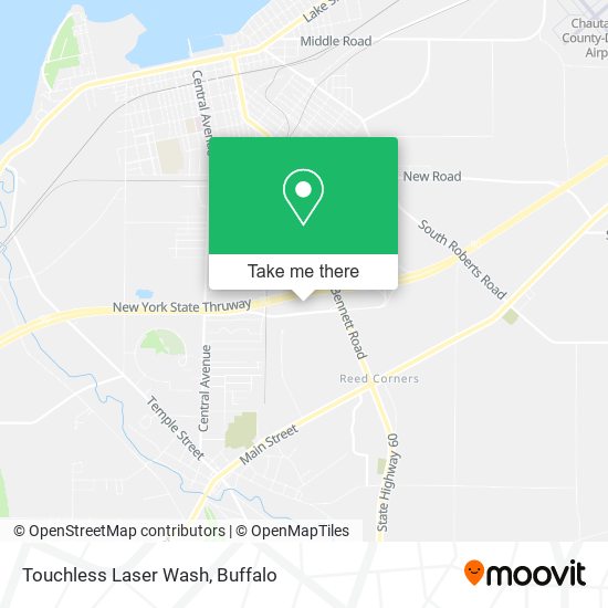 Mapa de Touchless Laser Wash