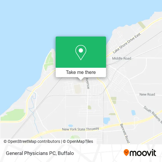 General Physicians PC map