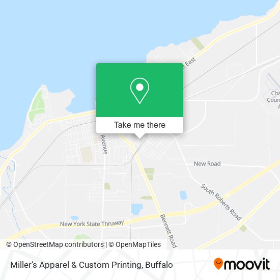 Miller's Apparel & Custom Printing map