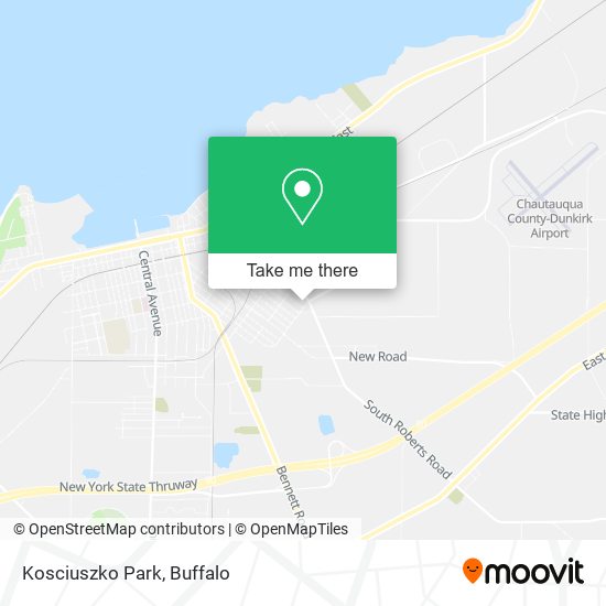Mapa de Kosciuszko Park