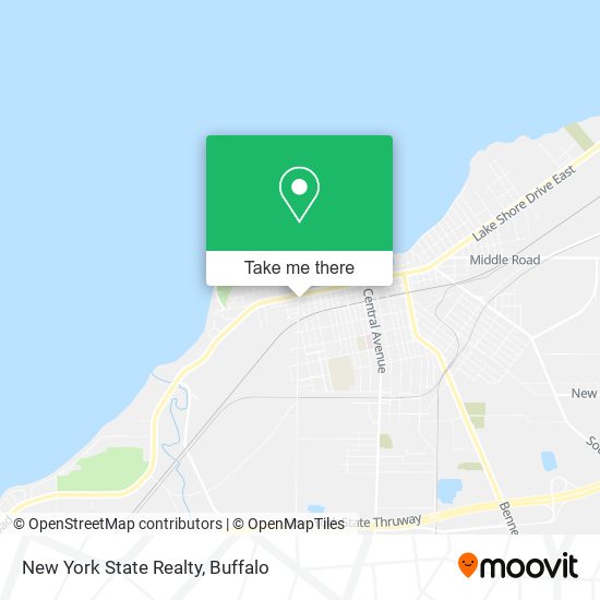New York State Realty map