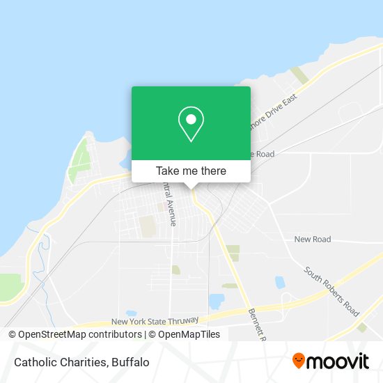 Mapa de Catholic Charities