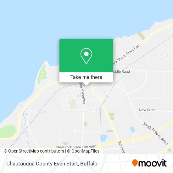 Mapa de Chautauqua County Even Start