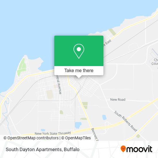 Mapa de South Dayton Apartments