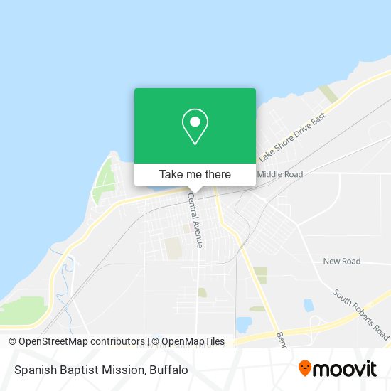 Spanish Baptist Mission map