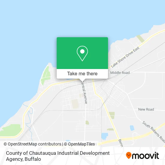 County of Chautauqua Industrial Development Agency map