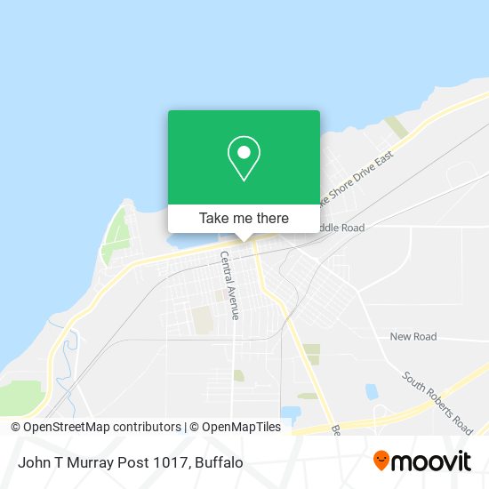 Mapa de John T Murray Post 1017