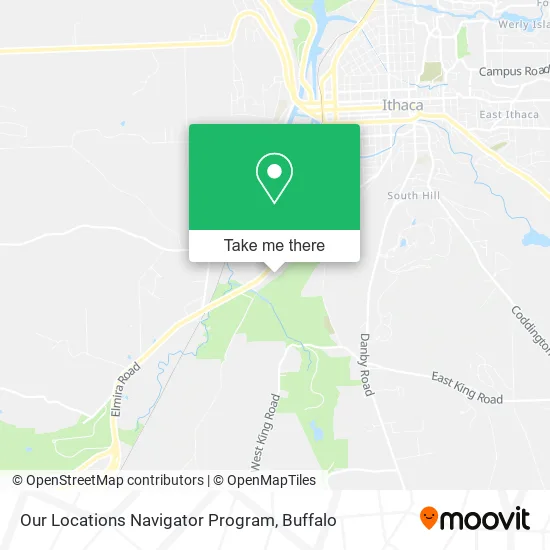 Our Locations Navigator Program map