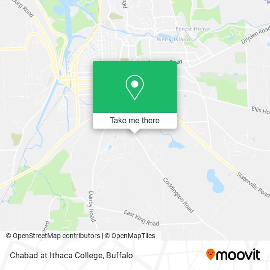 Mapa de Chabad at Ithaca College