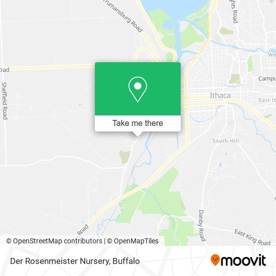 Der Rosenmeister Nursery map