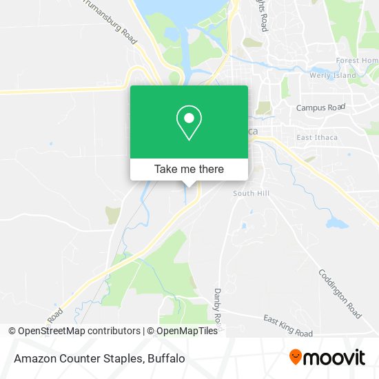 Mapa de Amazon Counter Staples