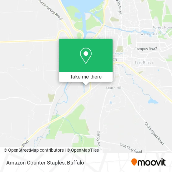 Amazon Counter Staples map