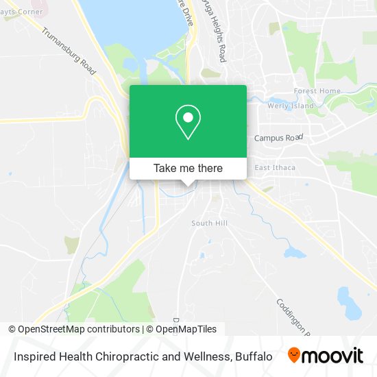 Inspired Health Chiropractic and Wellness map