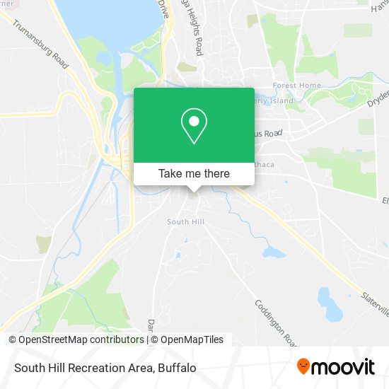 South Hill Recreation Area map