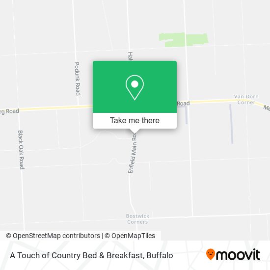 A Touch of Country Bed & Breakfast map