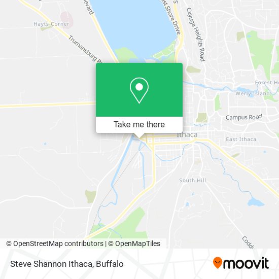 Mapa de Steve Shannon Ithaca