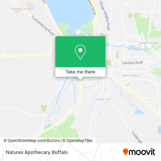 Mapa de Natures Apothecary
