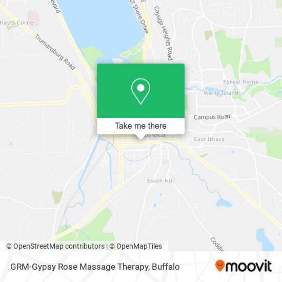 Mapa de GRM-Gypsy Rose Massage Therapy