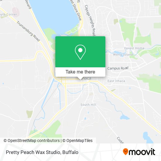 Mapa de Pretty Peach Wax Studio