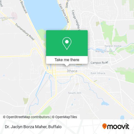 Dr. Jaclyn Borza Maher map