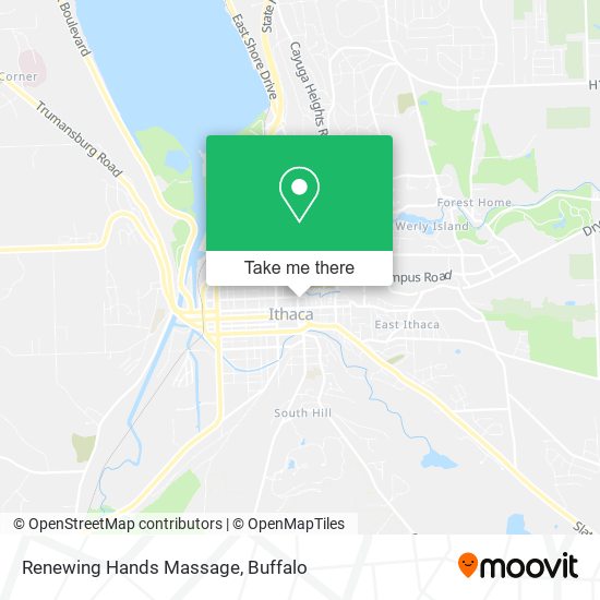 Mapa de Renewing Hands Massage