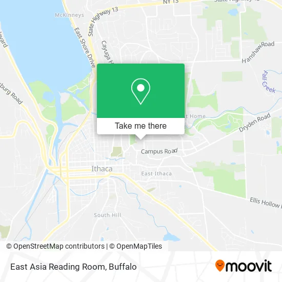East Asia Reading Room map