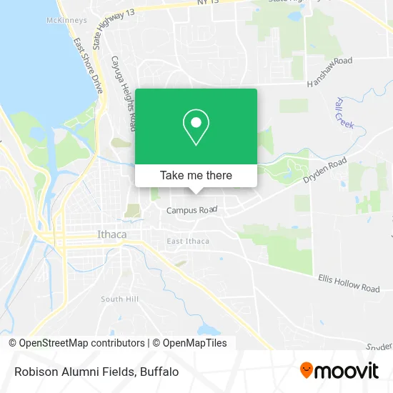 Robison Alumni Fields map