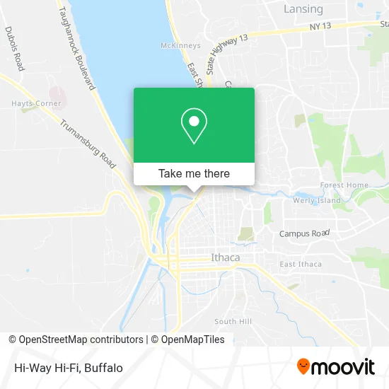 Hi-Way Hi-Fi map
