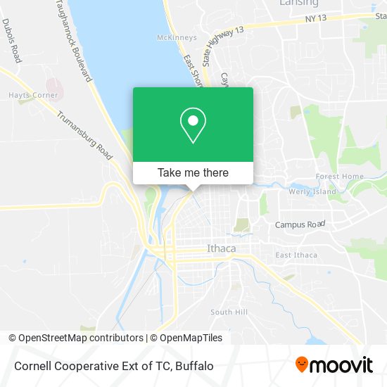 Mapa de Cornell Cooperative Ext of TC