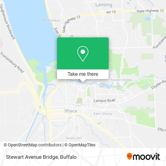 Stewart Avenue Bridge map