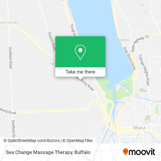Sea Change Massage Therapy map