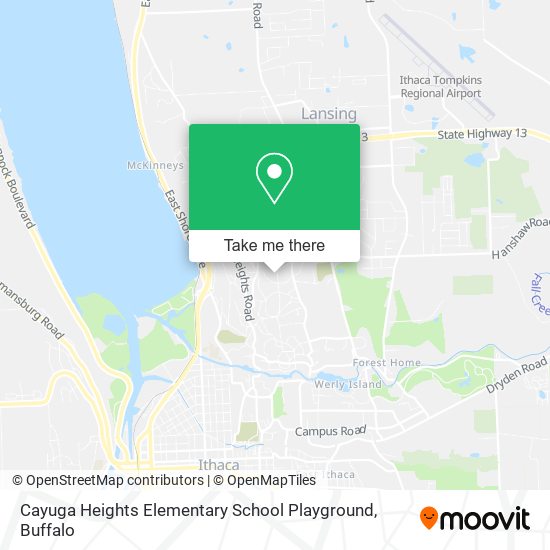 Cayuga Heights Elementary School Playground map