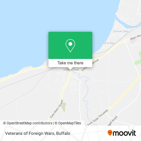 Veterans of Foreign Wars map